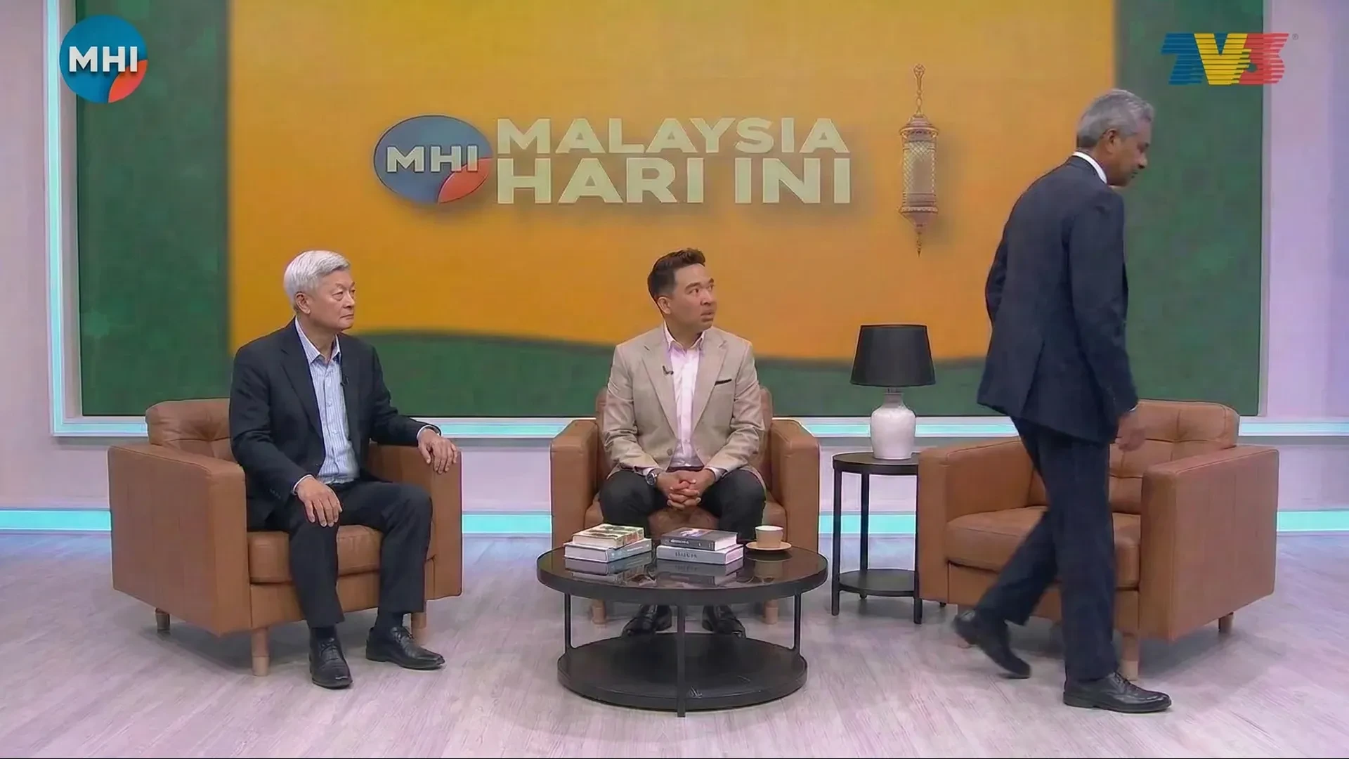 A studio panel conversation